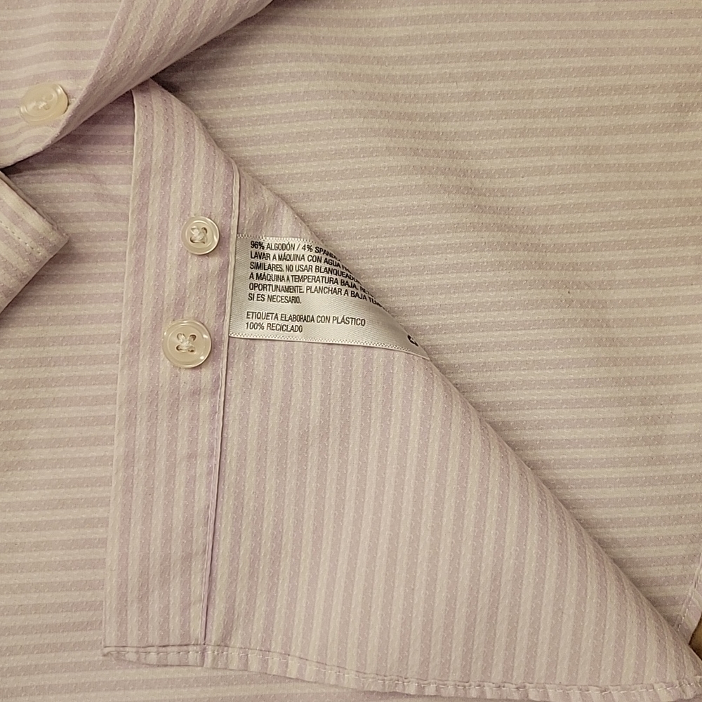 Goodfellow & CO Long-sleeved Button-down Striped Shirt, M - Picture 7 of 12